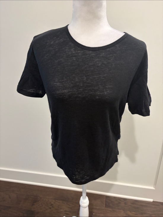 J. Crew Tops - New With Tags JCrew Linen Flutter Sleeve Top Sz M